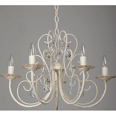 Люстра подвесная Vitaluce 5xE14 бежевый V1398/5 