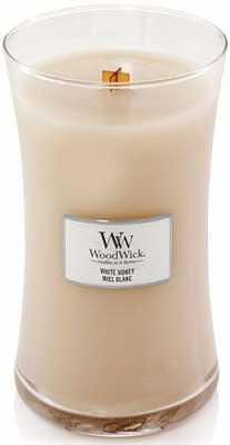 Свеча ароматическая Woodwick Large White Honey 609 г 
