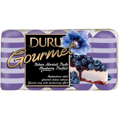 Мило Duru Gourmet Чорничне парфе 5x75 г