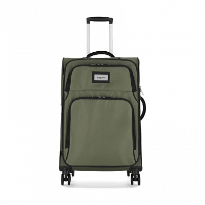 Валіза Bagland Валенсія середня 63 л хакі