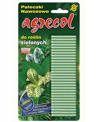 Удобрение минеральное Agrecol в палочках для зеленых растений с витамином С