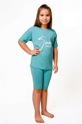 Комплект для девочек KOSTA р.146-152 изумрудный 