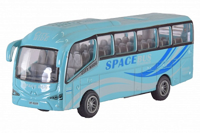 Автобус Автопром 11х4х3 см AP7427