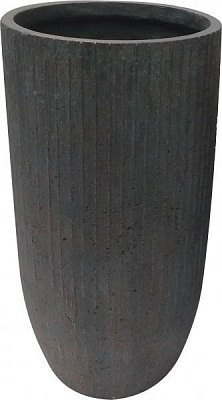Кашпо Engard Гренна GA57-2 36х36х70 см овальный 91 л серый 