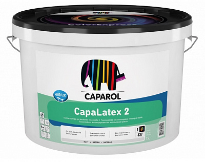 Фарба інтер'єрна латексна Caparol CapaLatex 2 База 1 глибокий мат білий 10л