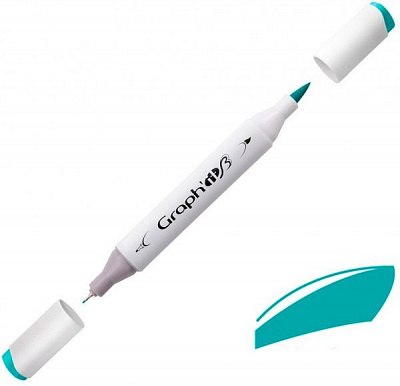 Маркер двусторонний Graph'it GI87260 океан 