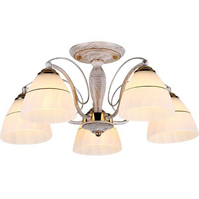 Люстра потолочная Blitz 8002-45 5x60 Вт E27 античный белый 