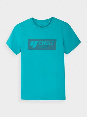 Футболка 4F J4L21-JTSM209B-48S р.122 бірюзовий