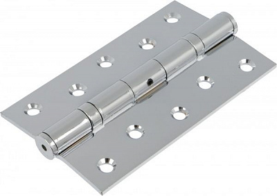 Петля универсальная MVM HE-120 CP 125x75x3 мм полированный хром