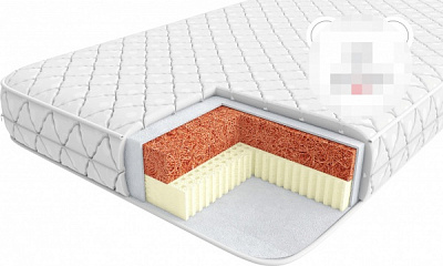 Матрас Latex +12 Baby Veres 120х60 белый 51.6.03 