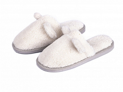 Тапки домашние Twins HS меховые Teddi р. 38/39 белый 