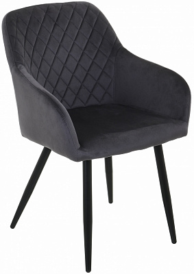Стілець обідній Руссо JSC-8038 темно-сірий / чорний