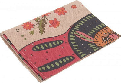 Рушник кухонний Мир землі квіти 40x70 см Prima Mariia з малюнком