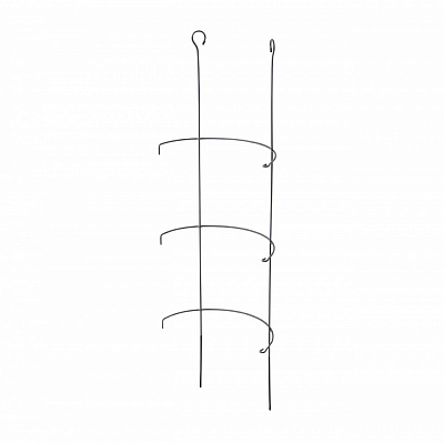 Опора для растений Vitan Роза полукруглая 300 х 1000 графит