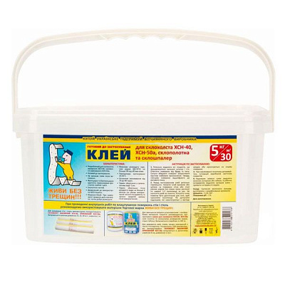 Клей для стеклохолста Живи без трещин! готовый к применению 5 кг