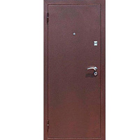 Двери металлические Стройгост 5 Итальянский орех стандарт 880x2060x60 мм левые