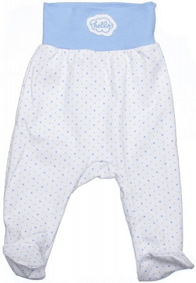 Ползунки для мальчиков Baby Veres Hello Bunny р.74 бело-голубой 