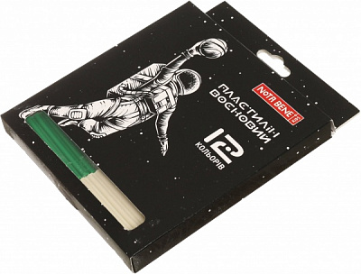 Пластилін восковий Space 12 кольорів Nota Bene
