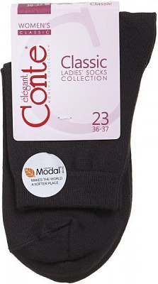 Шкарпетки жіночі Conte 13С-64СП Classic р. 23 шоколадний
