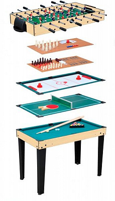 Набор настольных игор MaxxPro MT-2010L 10 in 1