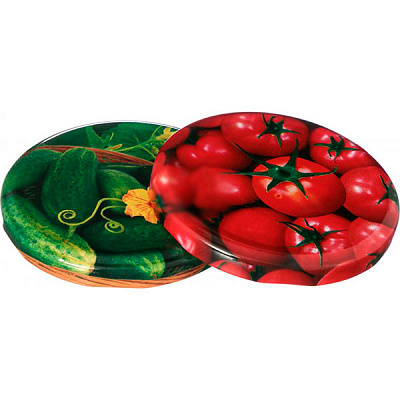 Набір кришок Твіст Офф овочі 10 шт