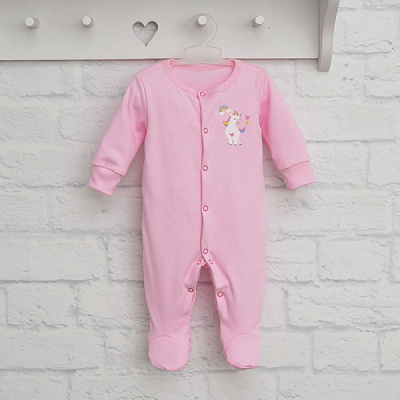 Человечек для девочки Blanka Единорожка р.62 розовый 110152 