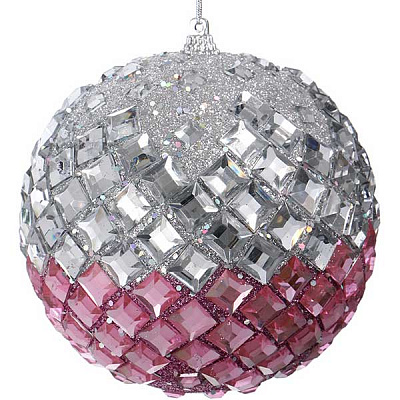 Шарик новогодний Дуэт SDA75110PS 100 мм