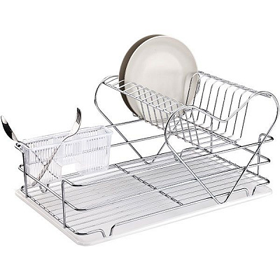 Сушилка для посуды с поддоном Tekno-Tel KB011 50x33x26 см хром
