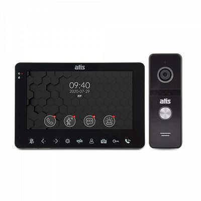 Комплект видеодомофона Atis AD-780FHD-B Kit box 164196
