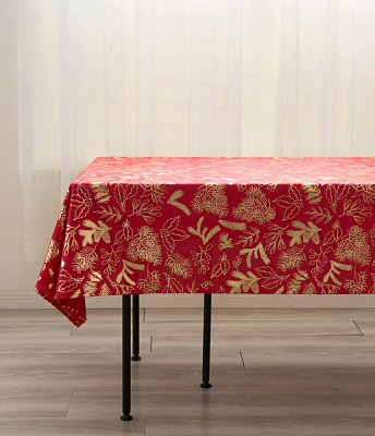 Скатерть Valledolmo 140x220 см красный Sensio