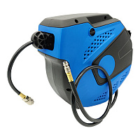 Шланг воздушный на катушке полиуретановый AIRKRAFT AHC-35A 6,5x10 мм с быстроразъемными соединениями 15 м 