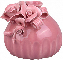 Ваза фарфоровая розовая Кармин 9,6 см 919-165 Lefard