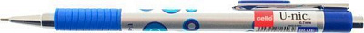 Ручка шариковая Cello U-nic масляная синяя 
