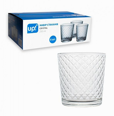 Набор стаканов Омега 250 мл 6 шт. UP! (Underprice) 