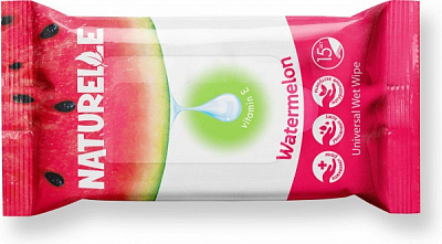 Вологі серветки Naturelle Watermelon 15 шт.