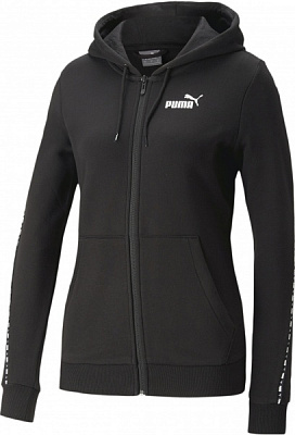 Джемпер Puma POWER TAPE FULL-ZIP HOODIE TR 67422601 р. M черный