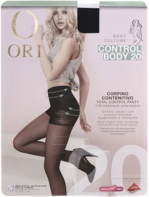 Колготки жіночі ORI Control Body 20 Den Nero р. 3 чорний 1 пар
