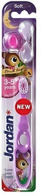Детская зубная щетка Jordan Step 2 с песочным часиками мягкая 1 шт.