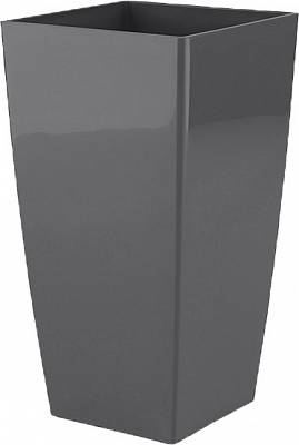 Горщик пластиковий Artevasi Pisa Pot квадратний 45л антрацит