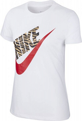 Футболка Nike W NSW TEE PREP FUTURA 1 CK4361-100 S белый