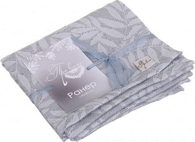 Раннер Эльза 40x140 см серое серебро Прованс 