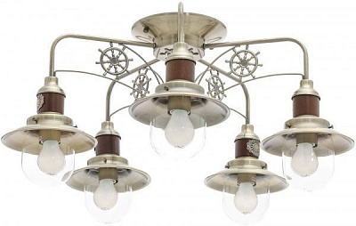 Люстра підвісна Arte Lamp Sailor 5xE27 антична бронза A4524PL-5AB