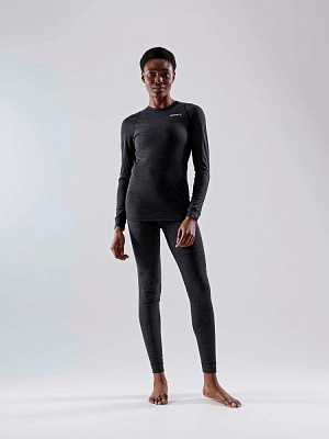 Комплект термобелья Craft CORE WOOL MERINO SET W 1909710-998000 р.XS черный
