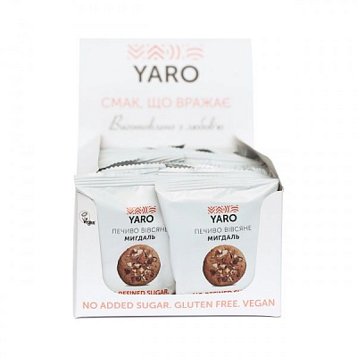 Печиво вівсяне YARO Мигдаль 2 шт. 36 г