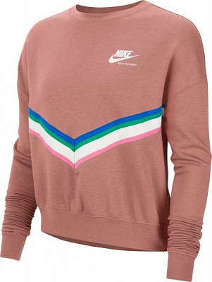 Джемпер Nike W NSW HRTG CREW FLC CU5877-685 р. XS рожевий