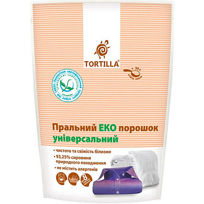 Пральний порошок Tortilla Eko Універсальний 400 г
