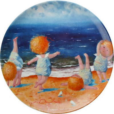 Тарілка десертна Ранкова гімнастика Lefard 20 см 924-204 Gapchinska