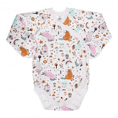 Боді дитяче ТМ Софія Unicorns р.56 рожевий 161156