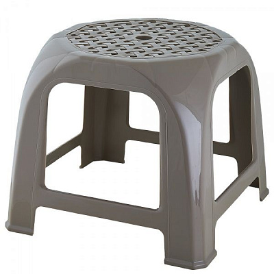Табурет пластиковый Алеана Малыш 27x31,5x31,5 см какао 