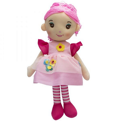 Кукла 861071 мягконабивная с вышитым лицом